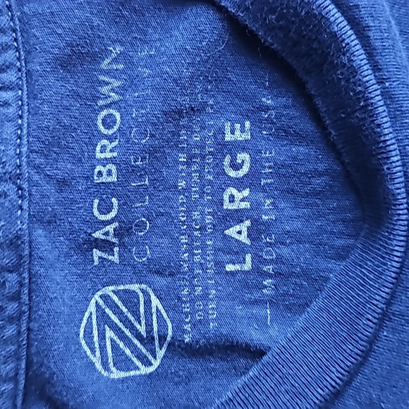 Zac Brown Band Short Sleeve Concert T-Shirt 2019 The Owl Tour Size Large - Picture 9 of 9